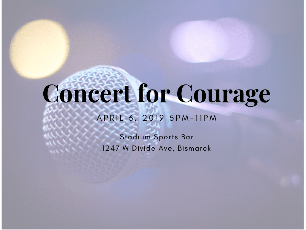 Concert for Courage banner
