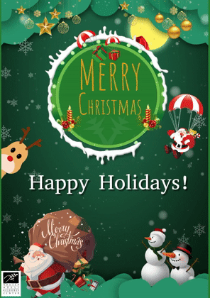 Moving Christmas Card